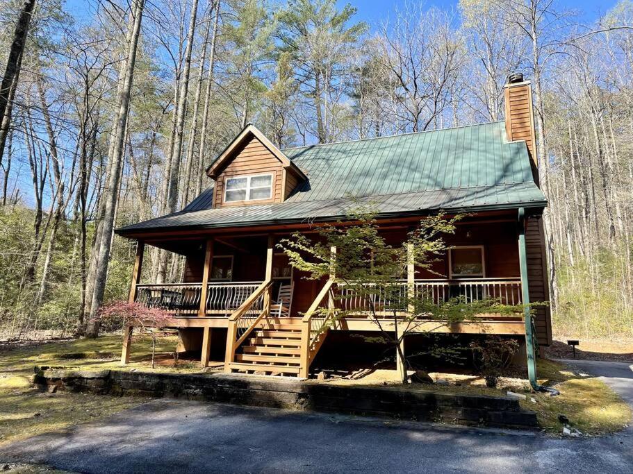 2 Bed Cabin Hot Tub Close To Helen #16 Esterno foto